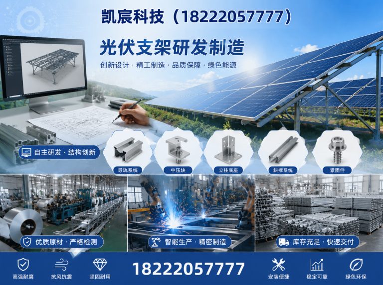 北辰区光伏支架研发制造展示图
